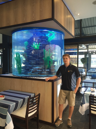 Acrylic fresh water aquarium - custom fish tanks